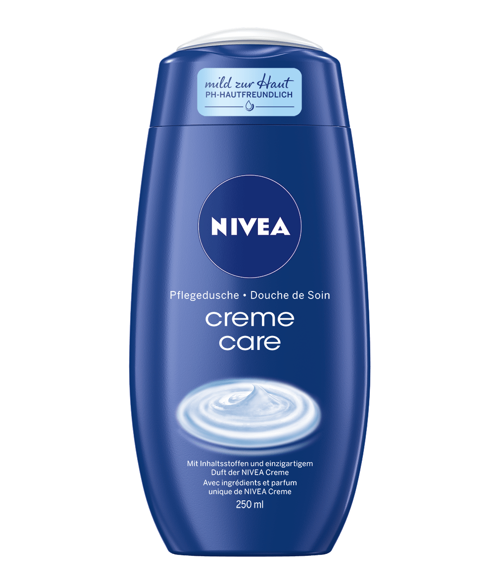 Die milde Cremedusche mit dem beliebten NIVEA-Duft.